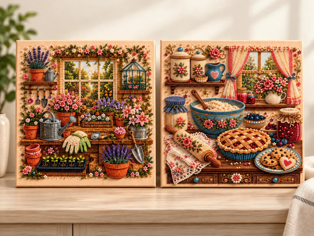 Garden Potting Room + Country Baking Kitchen