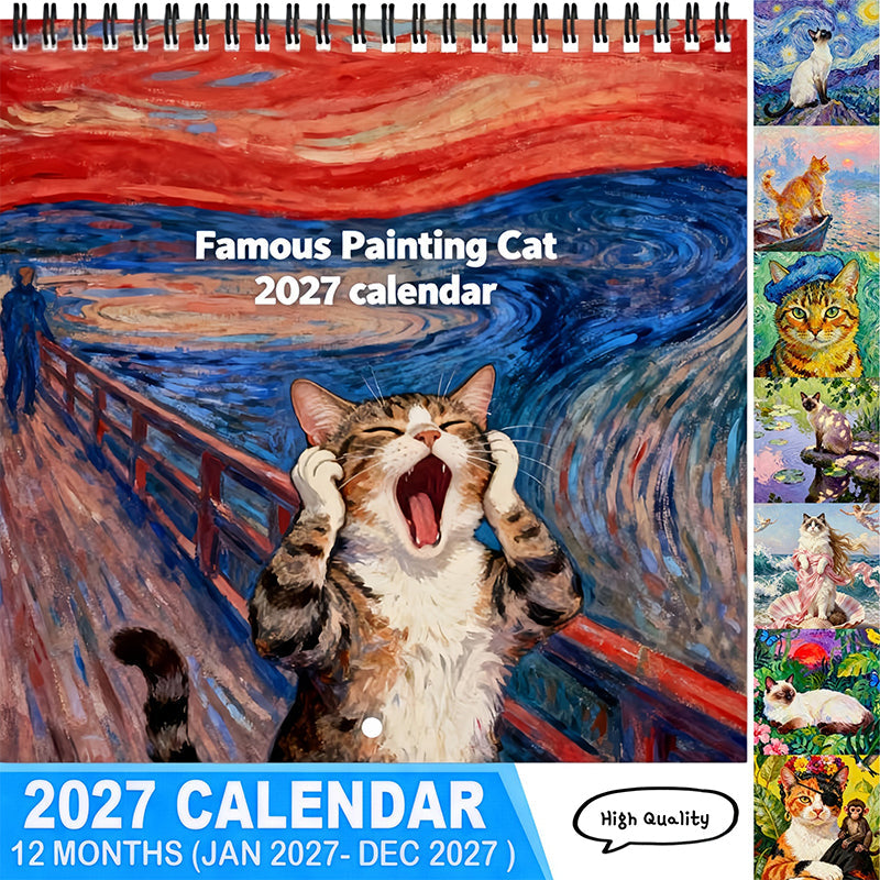 ⏳ Limited-Time Offer: 50% OFF ⏰🎉🔥2027 Funny Cat Meme Calendar