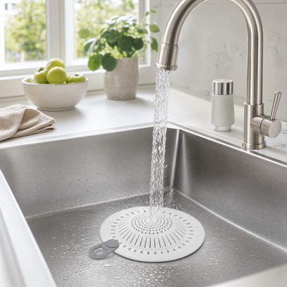 Flexible Sink Drain Strainer with Easy-Lift Handle