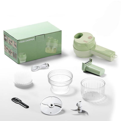 4-in-1 Handheld Electric Food Chopper