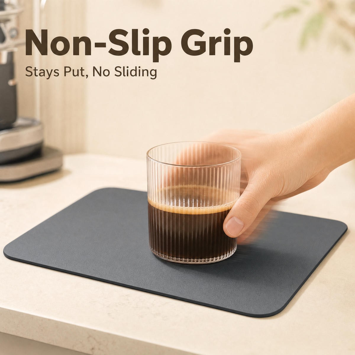 Absorbent Coffee Bar Mat for Countertop