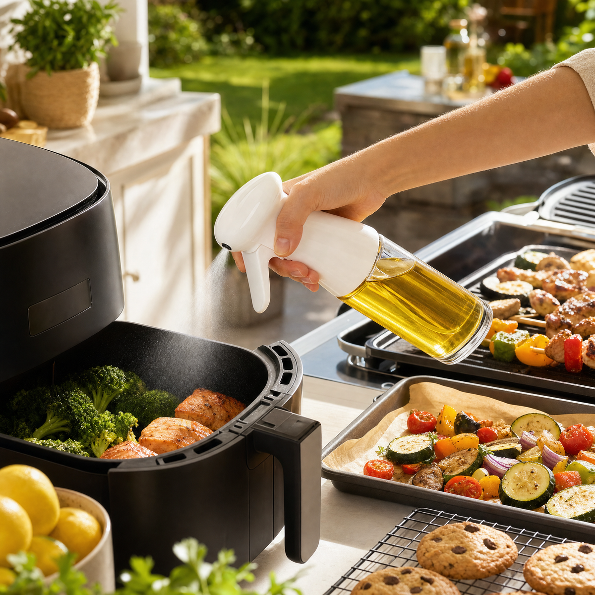 Refillable Cooking Oil Spray Bottle