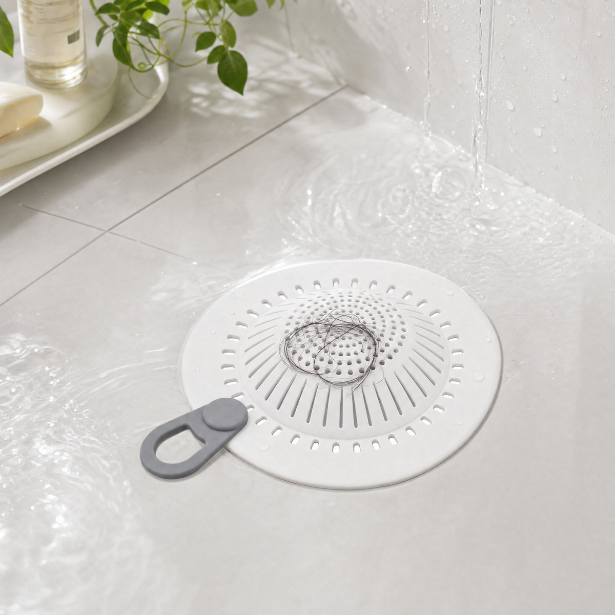 Flexible Sink Drain Strainer with Easy-Lift Handle