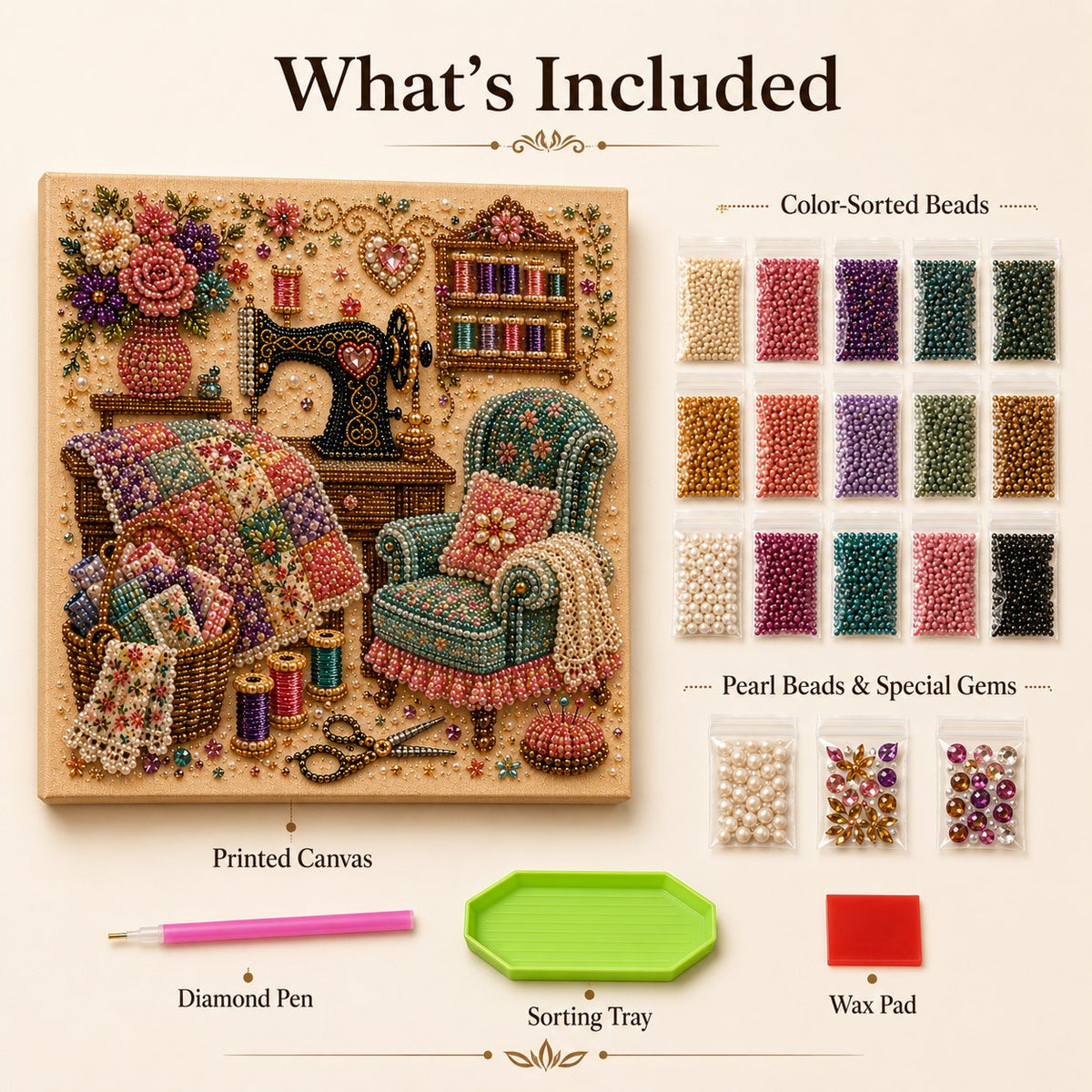 🔥Last Day Buy 1 Get 1 Free $24.97 Each🔥Almost Gone-💥✨ Cozy Hobby Rooms 3D Diamond Art Kit