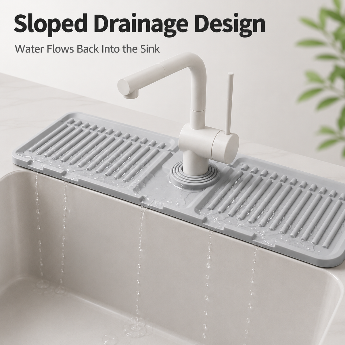 Silicone Sink Splash Guard & Drying Mat