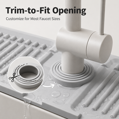 Silicone Sink Splash Guard & Drying Mat