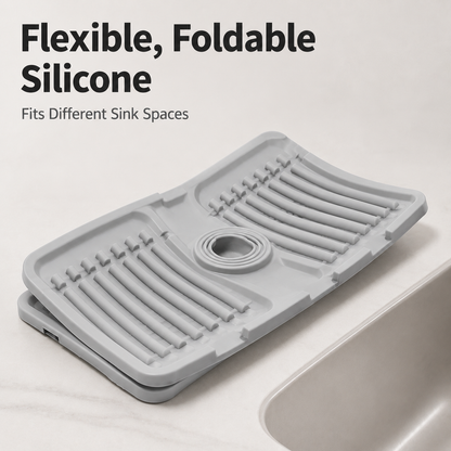Silicone Sink Splash Guard & Drying Mat