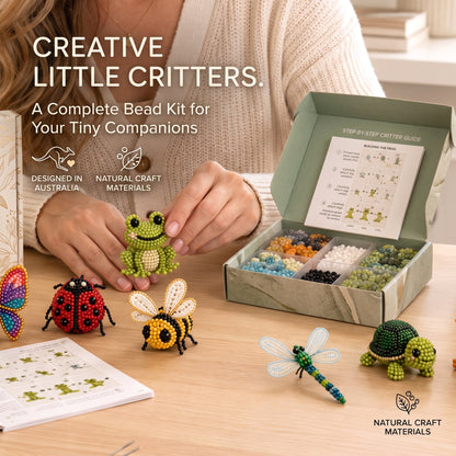 🔥HOT SALE 50% OFF🎁⚡5K+ SOLD! Almost Gone-💥✨ DIY 3D Beaded Animal Craft Kit – 8 Cute Animal Themes for Kids