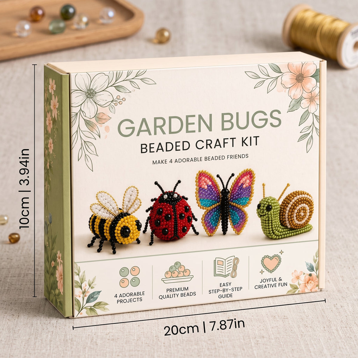 🔥HOT SALE 50% OFF🎁⚡5K+ SOLD! Almost Gone-💥✨ DIY 3D Beaded Animal Craft Kit – 8 Cute Animal Themes for Kids