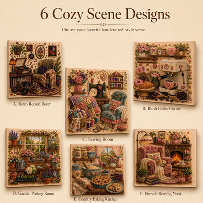 🔥Last Day Buy 1 Get 1 Free $24.97 Each🔥Almost Gone-💥✨ Cozy Hobby Rooms 3D Diamond Art Kit