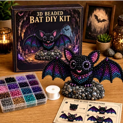 🔥HOT SALE 50% OFF🎁⚡5K+ SOLD! Almost Gone-💥✨ DIY 3D Beaded Animal Craft Kit – 8 Cute Animal Themes for Kids