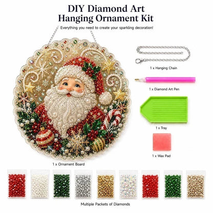 Christmas Pearl Diamond Art Hanging Ornament Kit - image 3