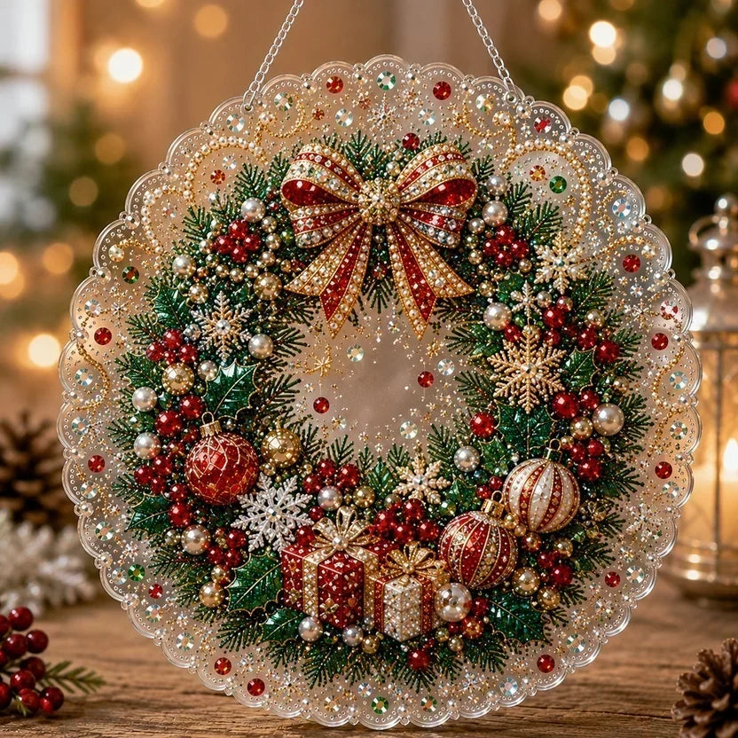 Christmas Pearl Diamond Art Hanging Ornament Kit - image 6