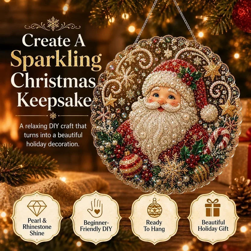 Christmas Pearl Diamond Art Hanging Ornament Kit - image 10
