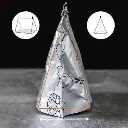 🥳💞Reusable Aluminum Foil Bags| Stand-Up Airtight Zip Lock Pouches for Ultimate Food Freshness & Meal Prep🥩✨