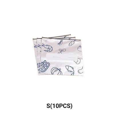 🥳💞Reusable Aluminum Foil Bags| Stand-Up Airtight Zip Lock Pouches for Ultimate Food Freshness & Meal Prep🥩✨