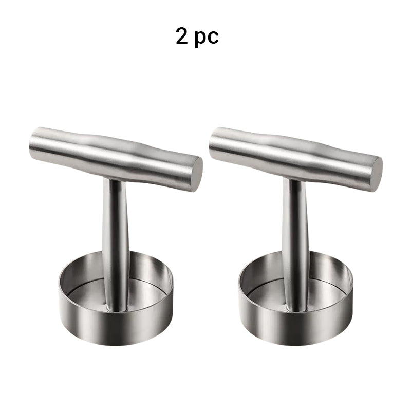 🥩Steak Press Round Patty Mold | Food‑Grade 304 Stainless Steel Burger Patty Maker